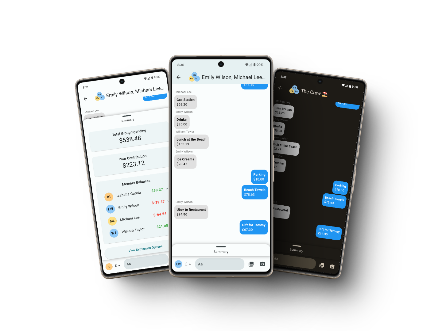 QuikSplit iOS app screenshot